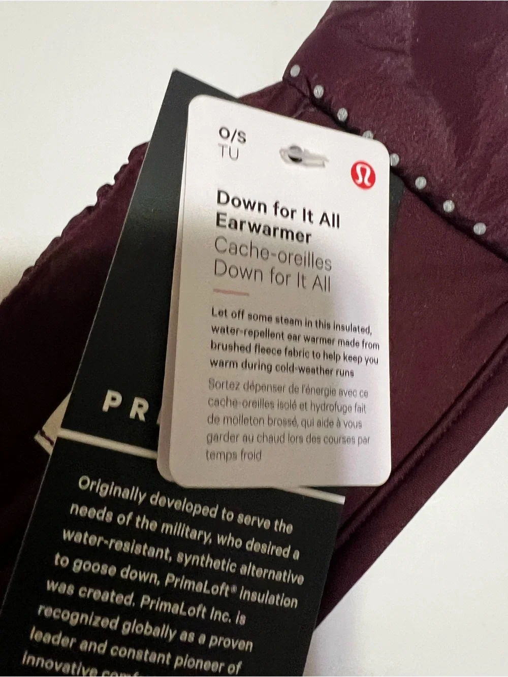 LULULEMON Down For it All Ear warmer NWT